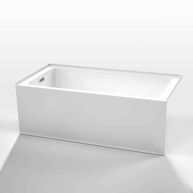 Wyndham Collection Grayley 60 x 30 Inch Alcove Bathtub in White image